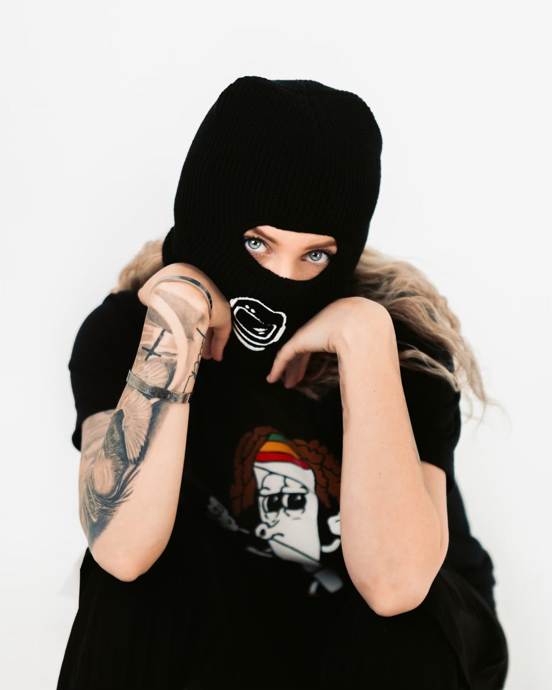 Helmet Embroidered Zooted Ski Mask